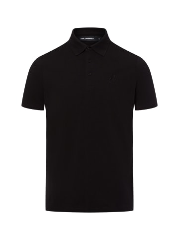 Karl Lagerfeld Poloshirt in schwarz
