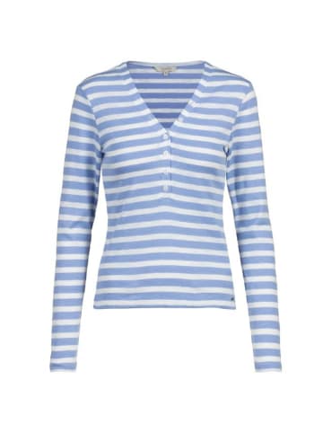 Herrlicher CAELI JERSEY FLAME STRIPED in Light Blue