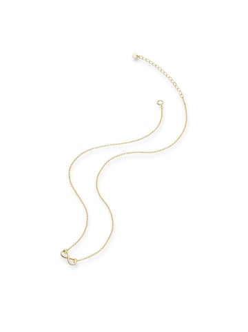 Glanzstücke München Kette Infinity aus Sterling Silber in gelbgold