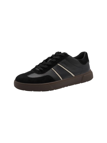Tamaris Niedrige Sneakers aus Leder Schwarz