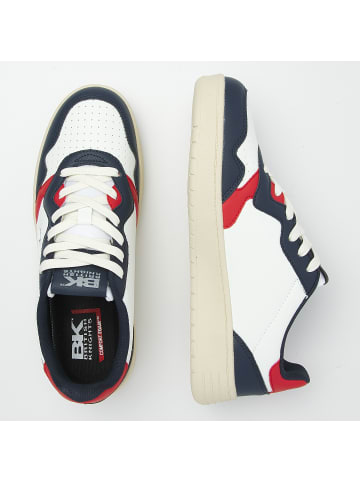 British Knights Sneaker Noors in weiss/dunkelblau/rot