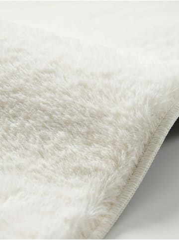 KADIMA DESIGN Kurzflorteppich Uni Antirutsch pflegeleicht Wohnzimmer Schlafzimmer in Creme