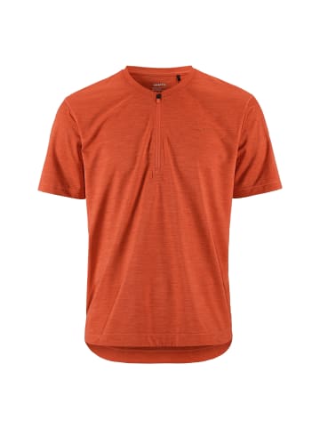 Craft Radtrikot Everyday Half Zip Short Sleeve Jersey in Orange