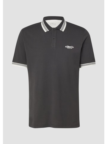 s.Oliver Polo-Shirt in 95D1_schiefergrau