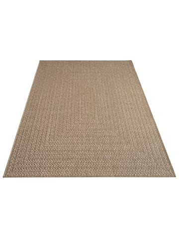 KADIMA DESIGN Teppich Kurzflor Unifarben Wohnzimmer schmutzabweisend in Beige