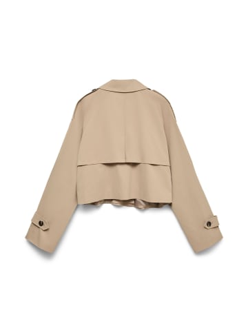 Vero Moda Trenchcoat in Silver Mink