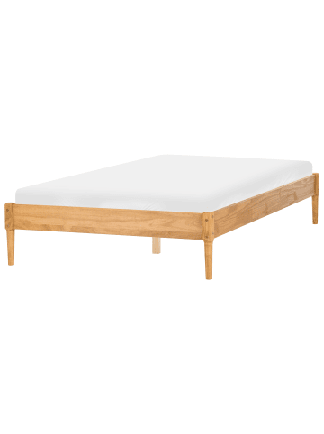 Beliani Doppelbett VEYRAC in Braun - (W) 148 x (H) 38 x (L) 211 cm