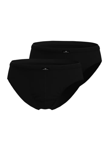 Götzburg Slip 2Er Pack X-Lastic in schwarz-dunkel-uni