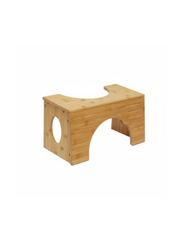 relaxdays Toilettenhocker - (B)44,5 x (H)19,5 x (T)25 cm