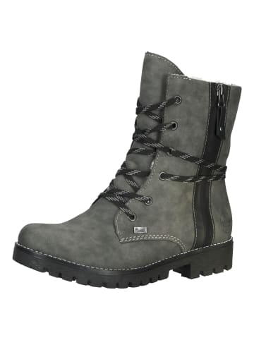 rieker Stiefelette in Grau/Schwarz