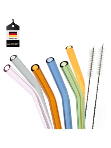 bremermann 6er Glas-Trinkhalme