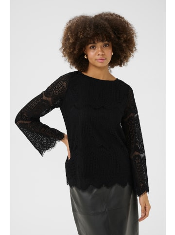 CULTURE Langarm-Bluse CUcroba Regular fit in Black