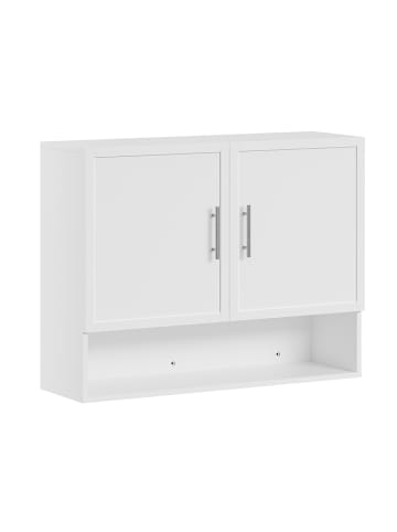 SoBuy Wandschrank in Reinweiß - (W) 70 x (H) 28.5 x (L) 90 cm