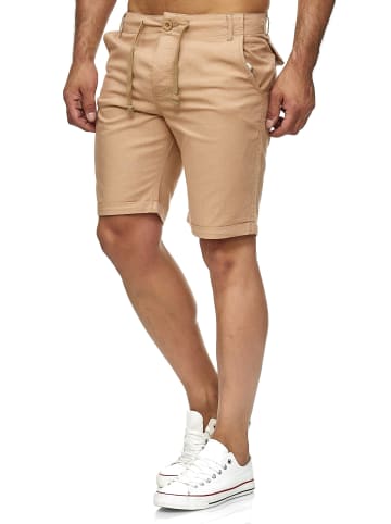 RESLAD Shorts Baumwollhose in camel