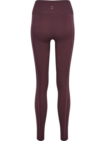 Hummel Leggings "Yoga Seamless Hw Tights" in Braun