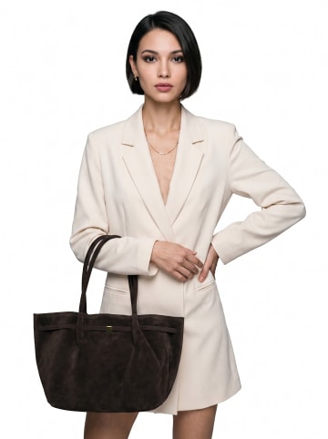 Forty degrees Shopper Marvezza in dunkelbraun