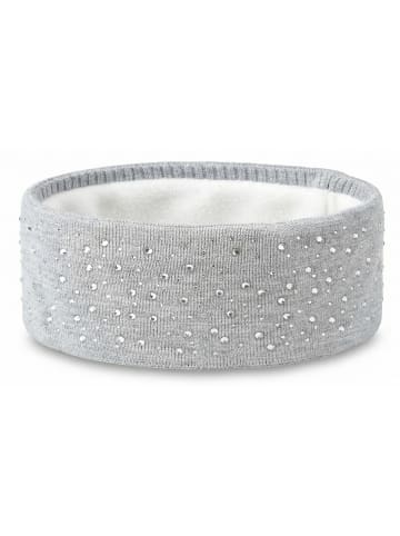 styleBREAKER Feinstrick Stirnband in Hellgrau