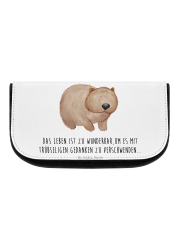 Mr. & Mrs. Panda Kulturtasche Wombat mit Spruch in Weiß