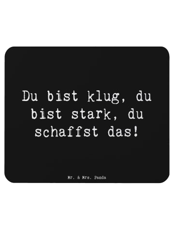 Mr. & Mrs. Panda Mousepad Spruch Erster Schultag Motivation mit ... in Schwarz