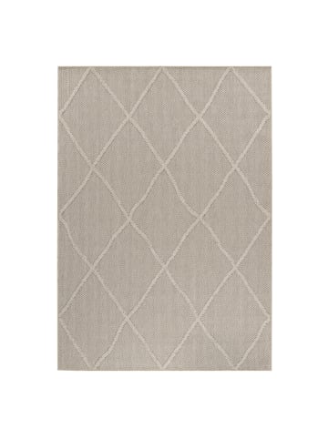 KADIMA DESIGN Teppich Outdoor Waschbar Boho IMST Strapazierfähig OEKO-TEX Balkon in Beige