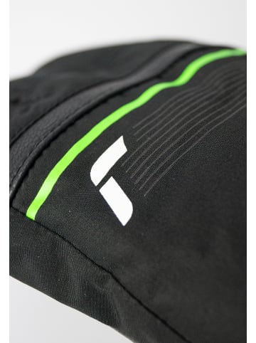 Reusch Fingerhandschuh Snow King in 7716 black / neon green