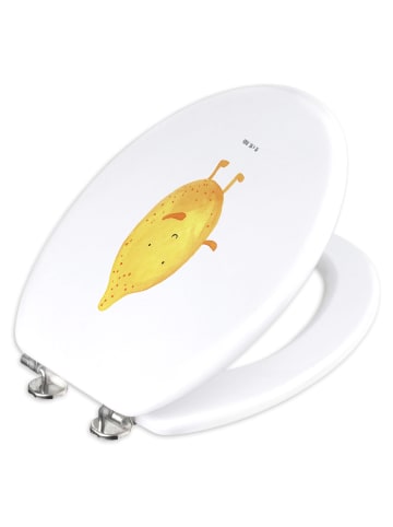 Mr. & Mrs. Panda WC Brille Beste Freunde Zitrone ohne Spruch in Weiß