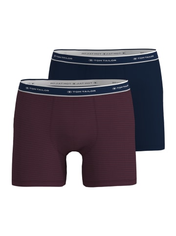 Tom Tailor Pants 2Er Pack Kentucky in rot-dunkel-Ringel