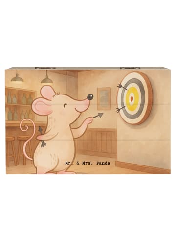 Mr. & Mrs. Panda Aufbewahrungsbox Maus Dart spielen Design ohne ... in Weiß