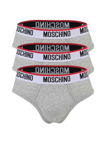 Moschino Slip 3er Pack in Grau