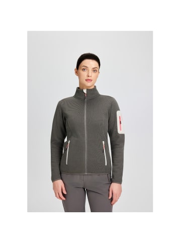Icepeak Strickfleecejacke Bowersville in Granit