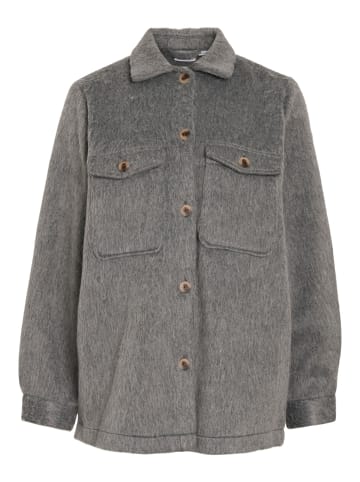Vila Shacket in Medium Grey Melange
