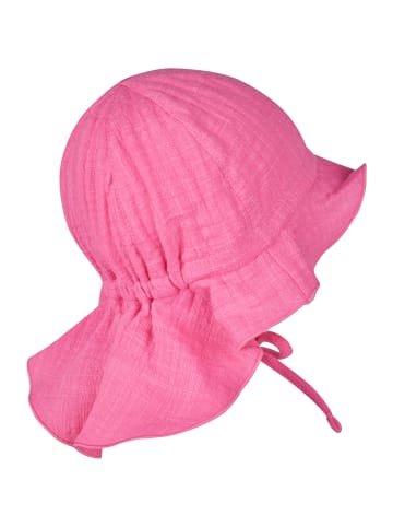 Sterntaler Sonnenhut uni in magenta