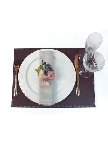 FREEFORM FREEFORM | Platzset, DUO, pflaume/elfenbein, rechteck