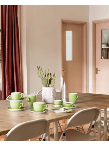 Seltmann Weiden 6er Set Milchkaffeetassen Liberty Pure Colors 380 ml in Lime Green