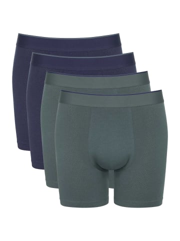 Sloggi Boxershort 4er Pack in Blau/Grün