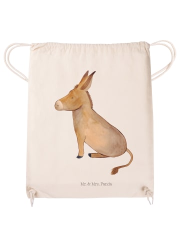 Mr. & Mrs. Panda Alltagstasche Esel ohne Spruch in Creme