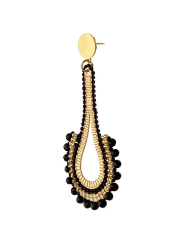 IZIA Women Earrings in Black
