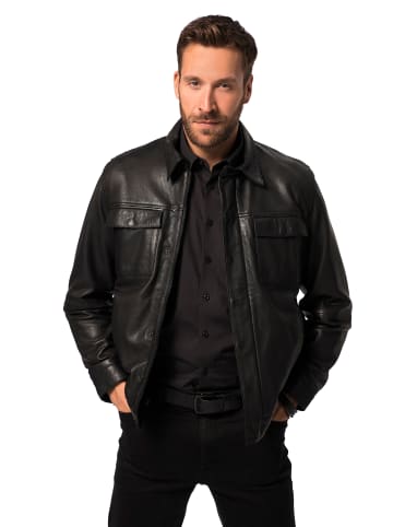 JP1880 Lederjacke in schwarz