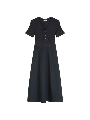Marc O'Polo Geripptes Jerseykleid fitted in Dark Navy