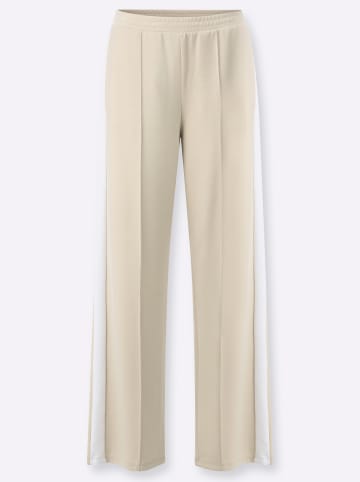 WITT WEIDEN Jersey-Hose in sand-weiß