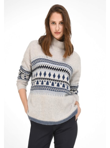 PETER HAHN Pullover wool in blau/multicolor