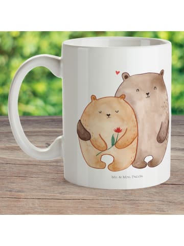 Mr. & Mrs. Panda Kindertasse Bären Liebe ohne Spruch in Weiß