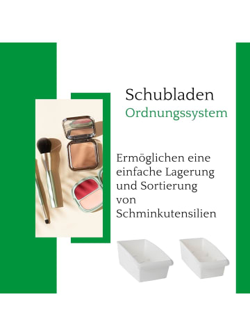 Novaliv Novaliv Kosmetik Organizer groß Schubladen Organizer Badezimmer - 25 x in Weiß