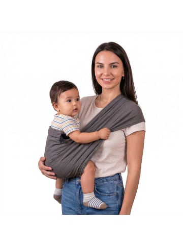 Schmusewolke Speedy Silvergrey - Hüfttrage aus Musselin