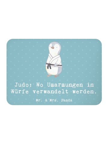 Mr. & Mrs. Panda Magnet Judo Umarmungen mit Spruch in Meeresbrise