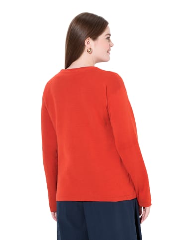 Ulla Popken Strickjacke in gebrannter ton