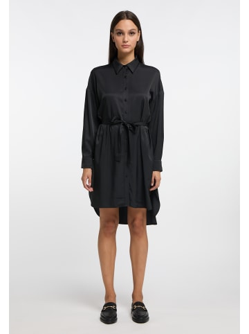 VINAJA Women Langarmkleid in Schwarz