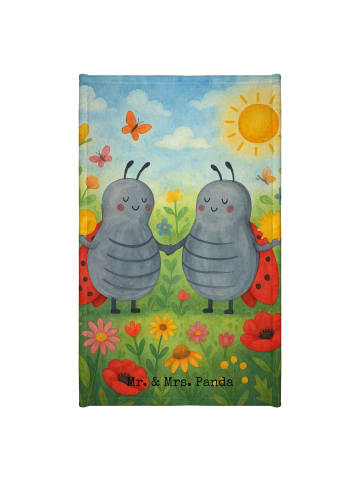 Mr. & Mrs. Panda Gästehandtücher Sternzeichen Zwilling Design oh... in Weiß