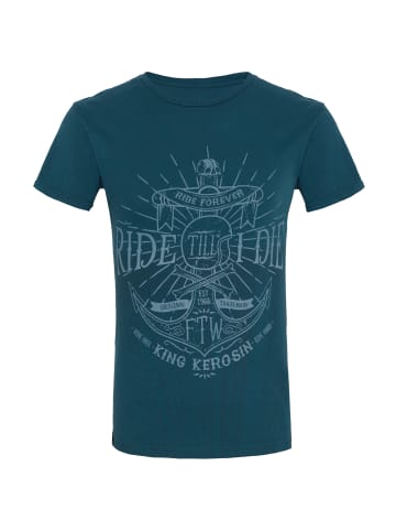 King Kerosin T-Shirt in Blau