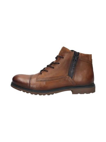 Bugatti Schnürstiefel in cognac